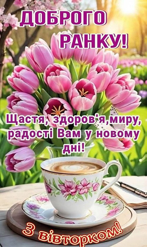 Весняний ранок вівторка