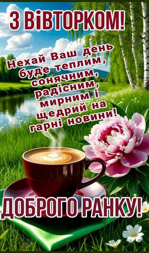 Весняний ранок вівторка
