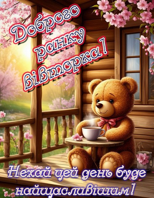 Весняний ранок вівторка