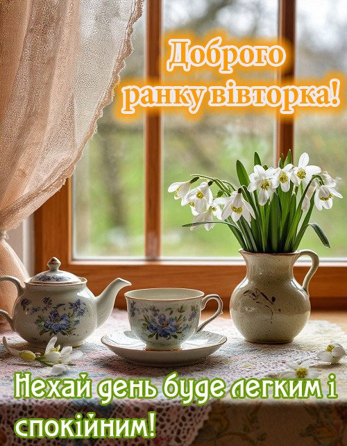 Весняний ранок вівторка