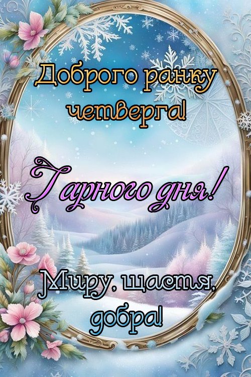 Зимовий ранок четверга 4