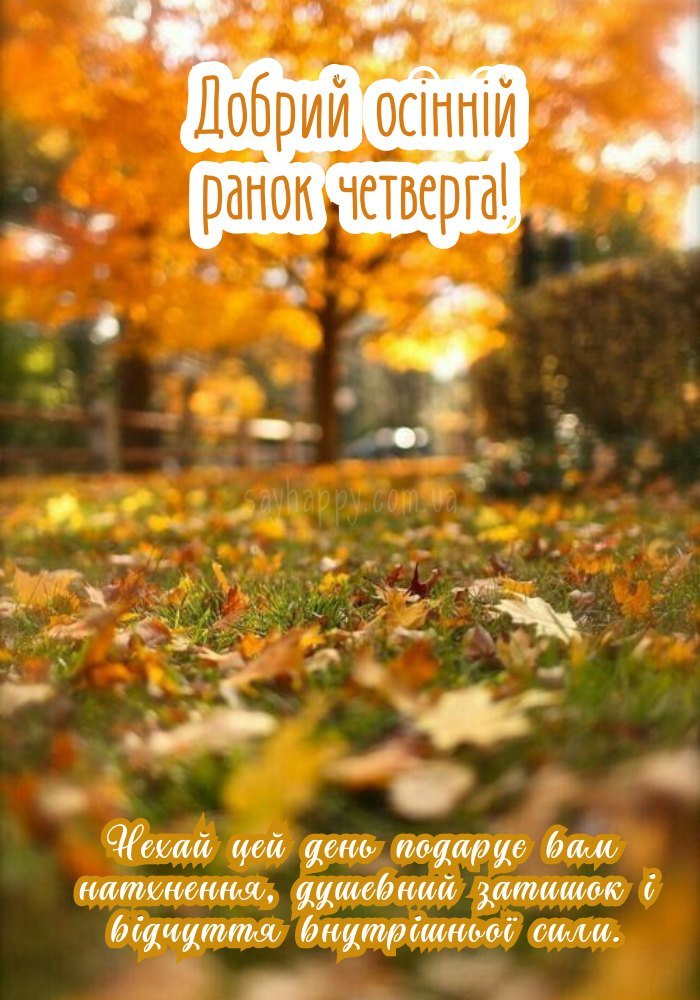 Гармонія в осінній ранок