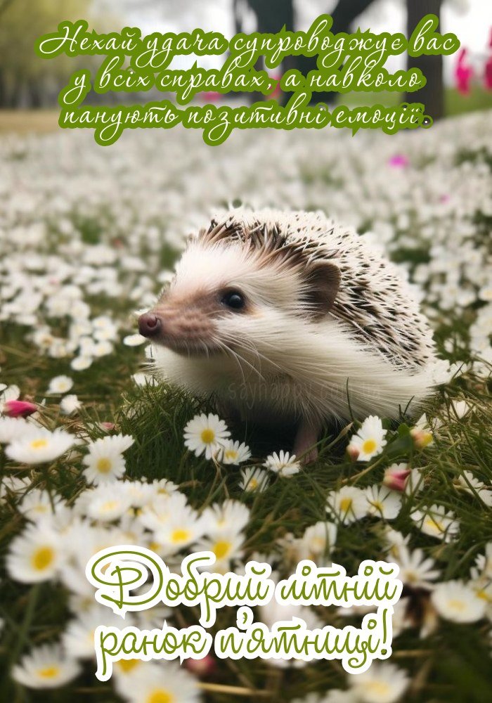 літній ранок п'ятниці