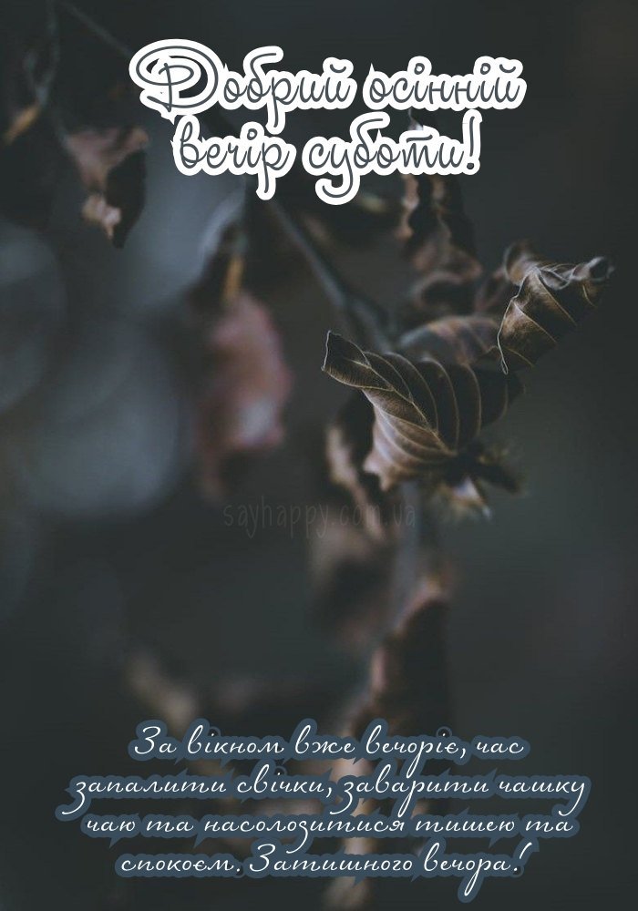 Чарівний вечір