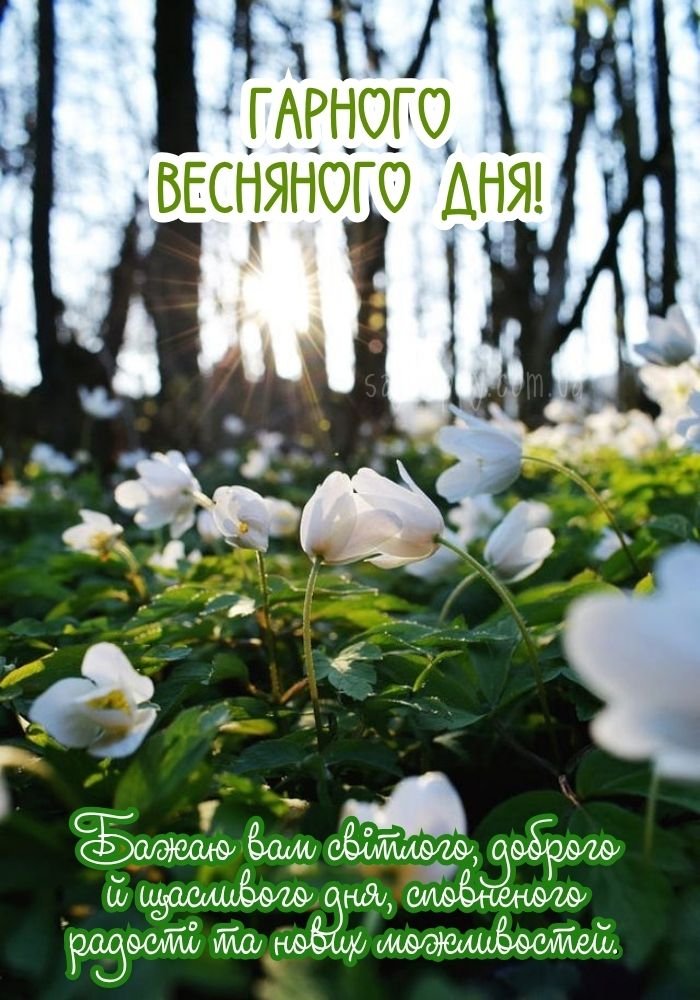Картинка з весняним настроєм