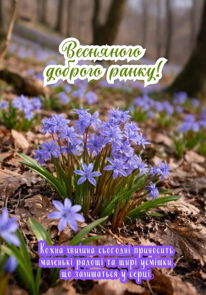 Прекрасний весняний ранок