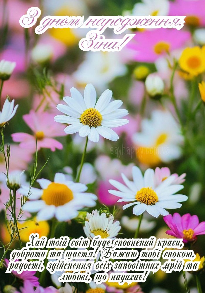 Зіна святкує