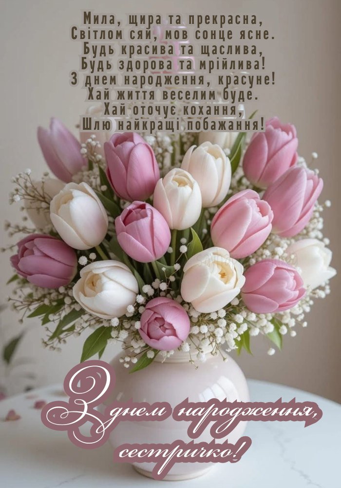Привітання з днем народження