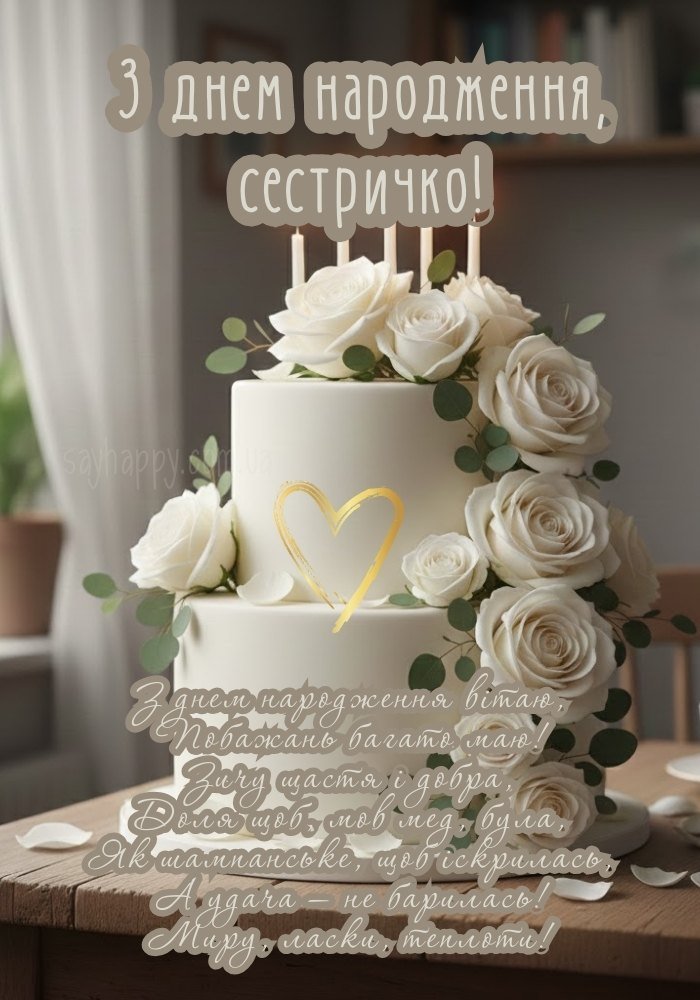 Душевне привітання з днем народження
