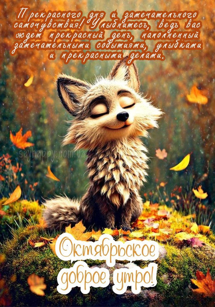 Добрий жовтневий ранок