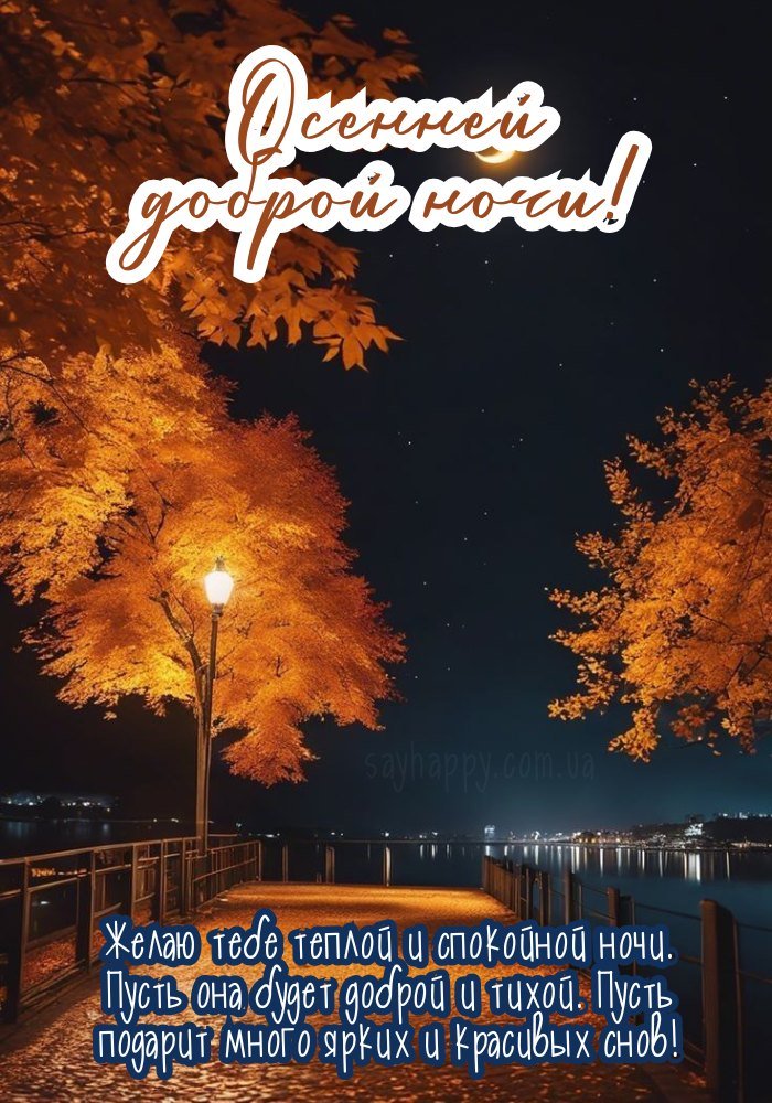Осінньої прекрасної ночі