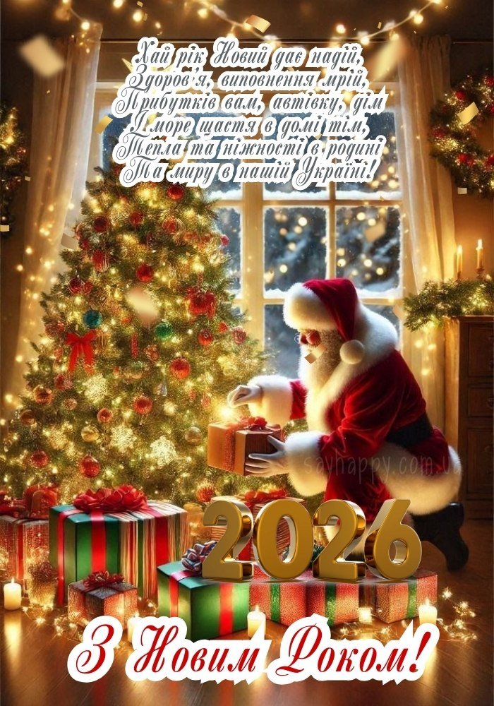 Нехай 2026 рік стане часом великих досягнень.