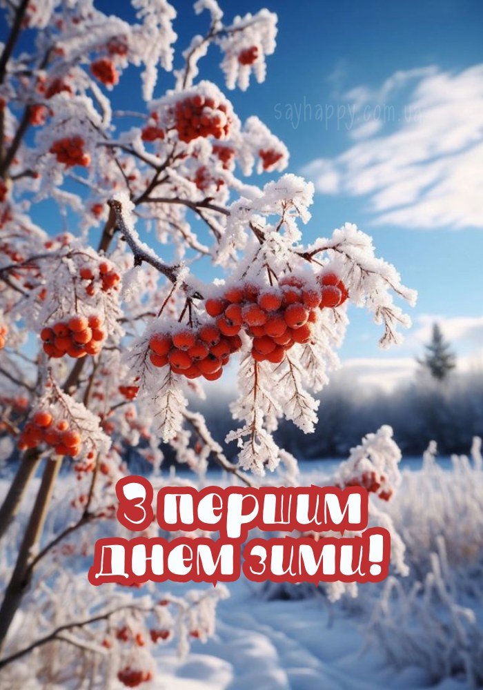 Картинки на перший день зими