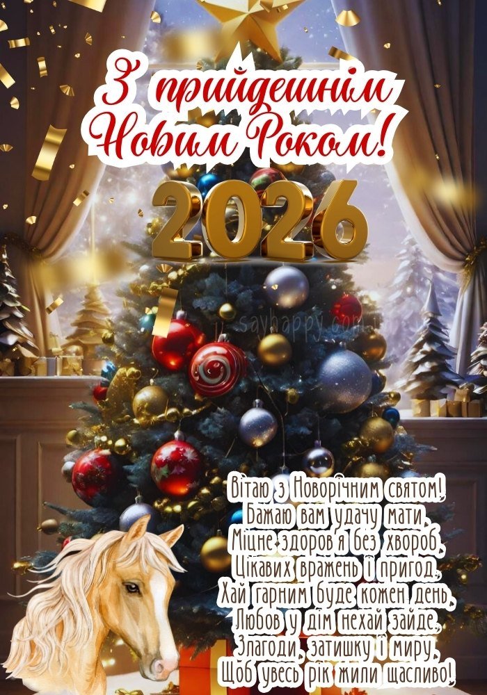 Прийдешній Новий рік 2026