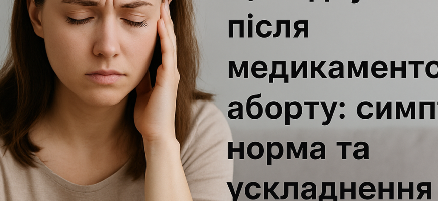 Виділення після медикаментозного аборту: норма та можливі ускладнення