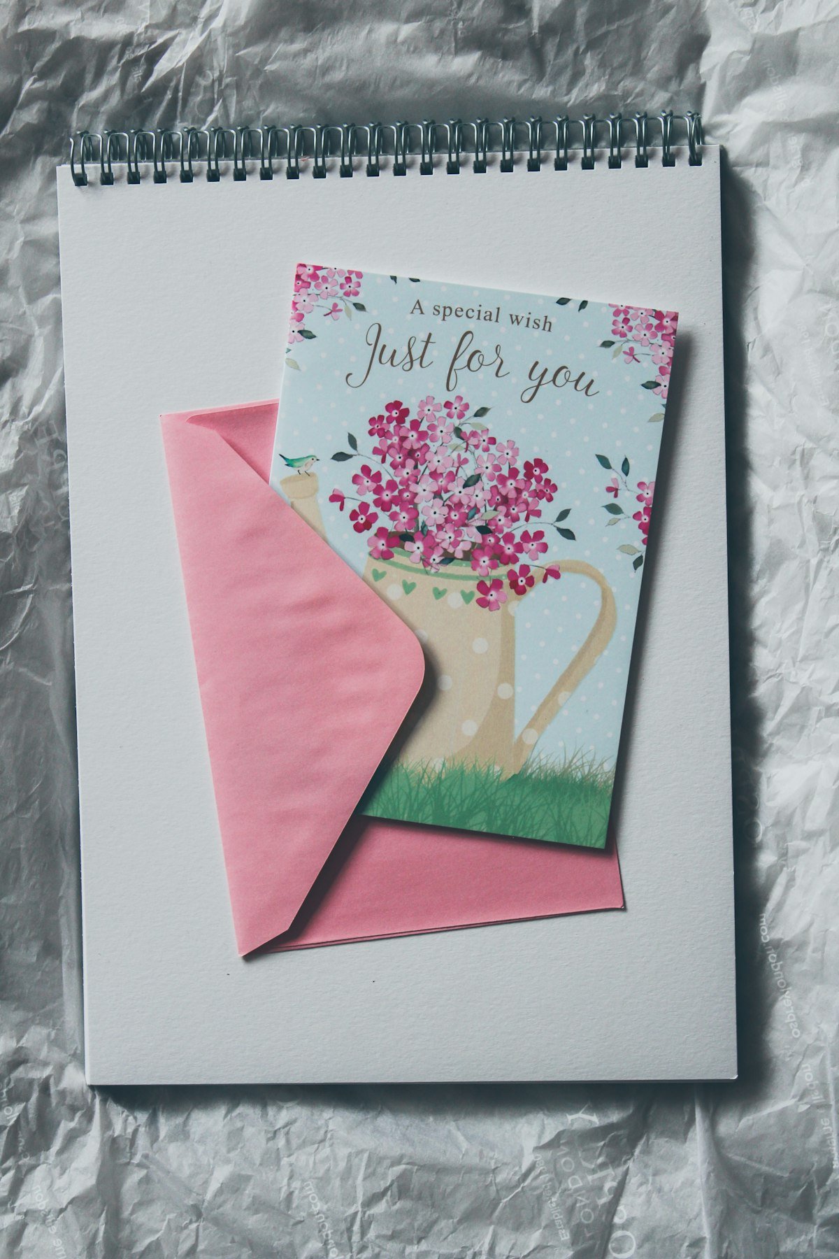 Листівка «Just for you», привітання коханому чоловіку з днем народження